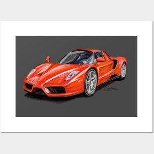 Ferrari Enzo Posters and Art